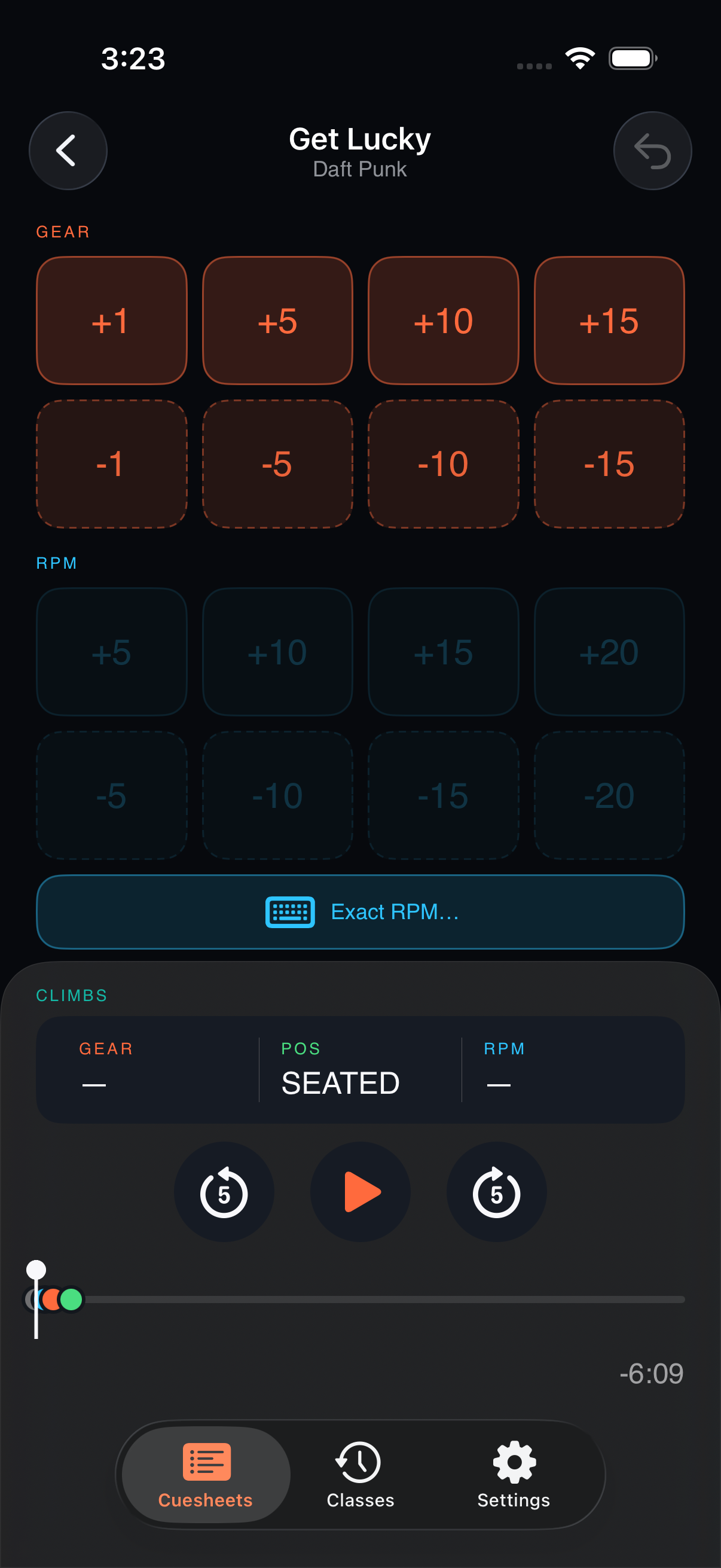 Cuesheet v0.12.10 — screenshot 2